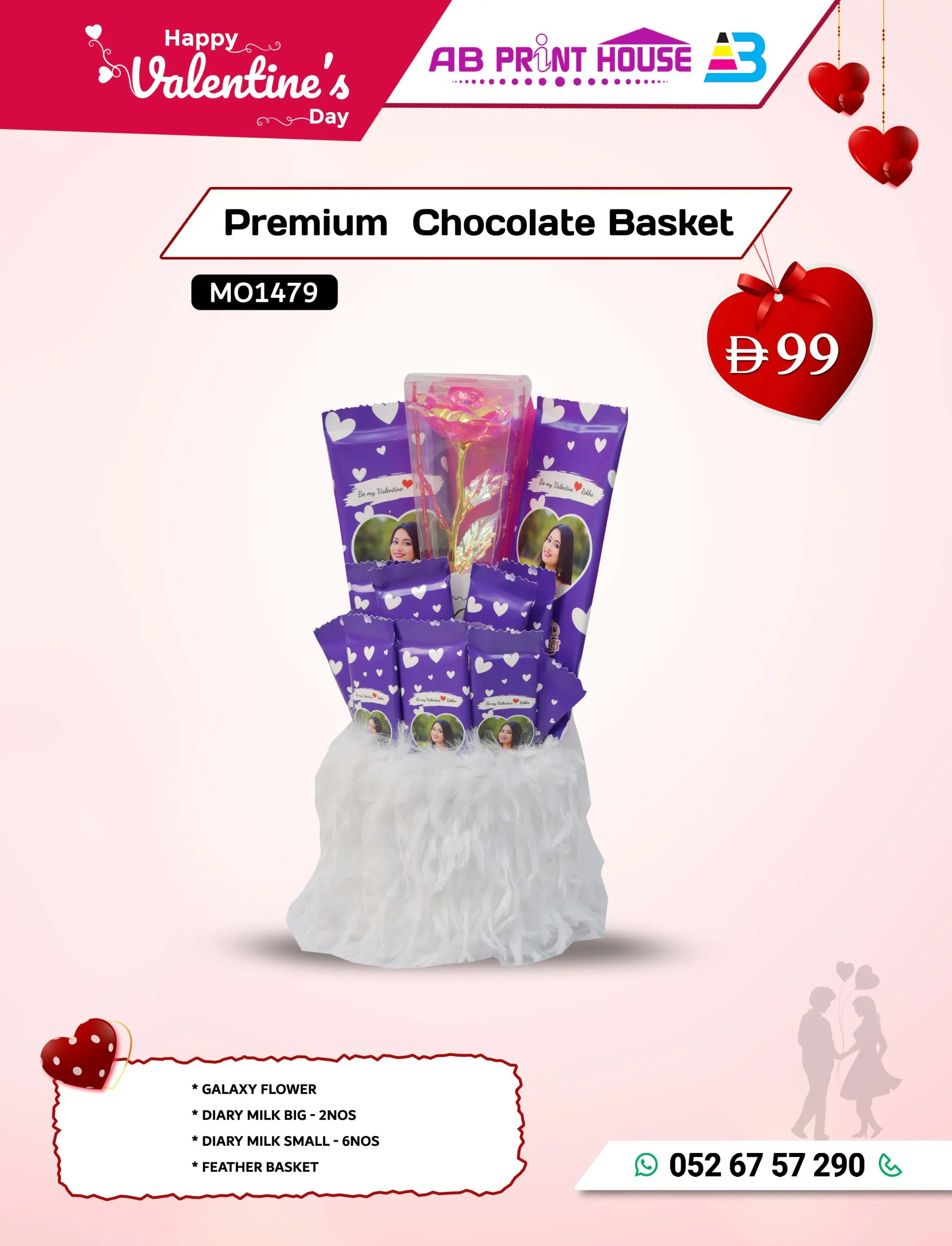 Premium Chocolate Basket - Image 1