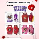 AB Print House Photo Print Chocolate Bag – personalized Valentine chocolate bag with photo.