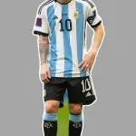 Lionel Messi Football Cutout Standee 120cm