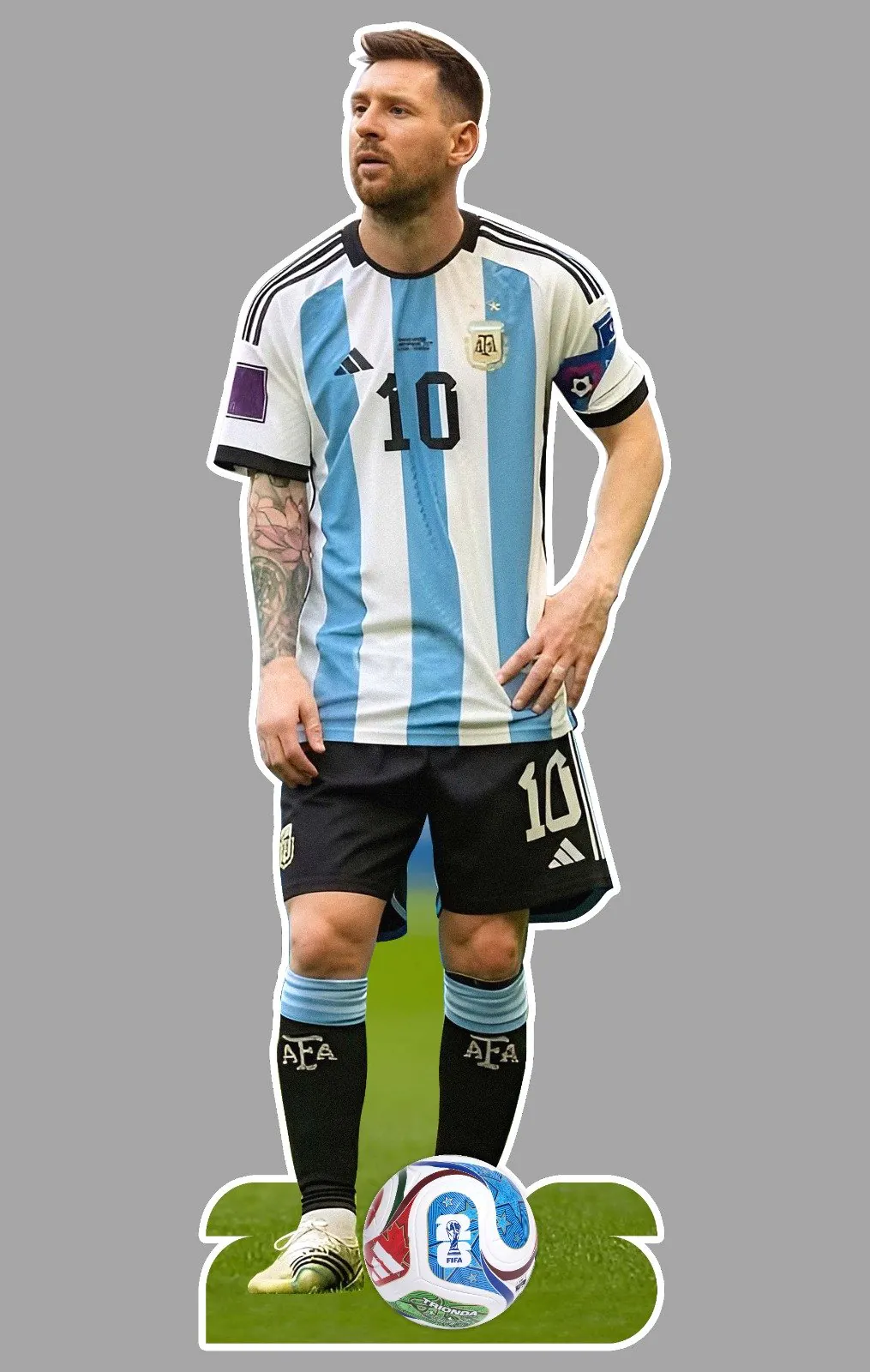 WhatsApp Image 2026-06-13 at 16.32.30 (5) Lionel Messi Football Cutout Standee 120cm - Image 1