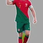 Cristiano Ronaldo Football Cutout Standee 120cm