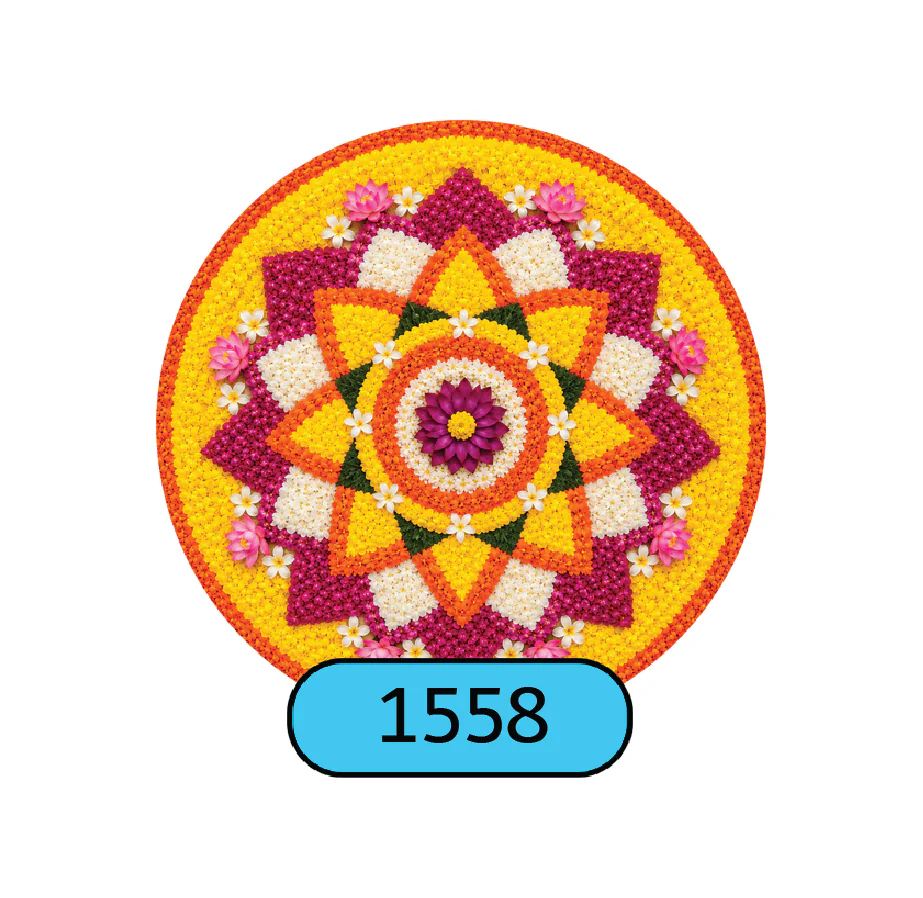 1558-01 ONAM-POOKALAM-STANDARD-SMALL-1558 - Image 1