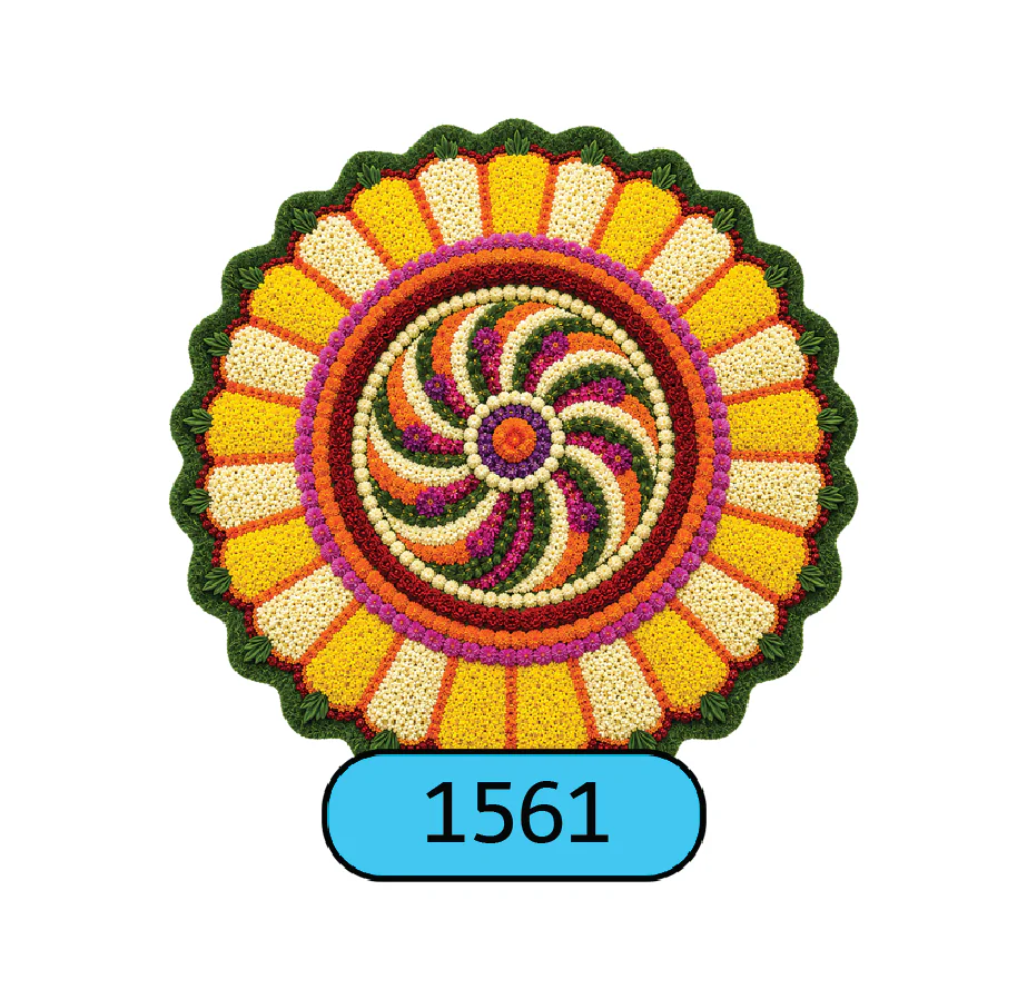 1561-01 ONAM-POOKALAM-STANDARD-SMALL-1561 - Image 1
