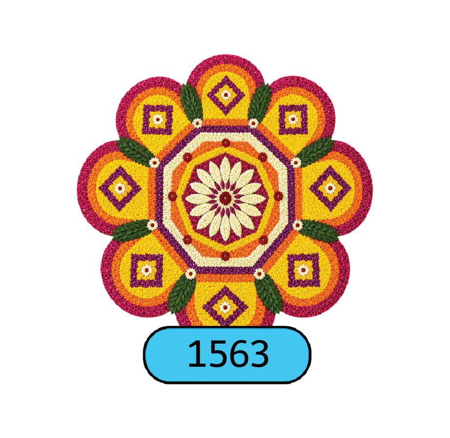 1563-01 ONAM-POOKALAM-STANDARD-SMALL-1563 - Image 1