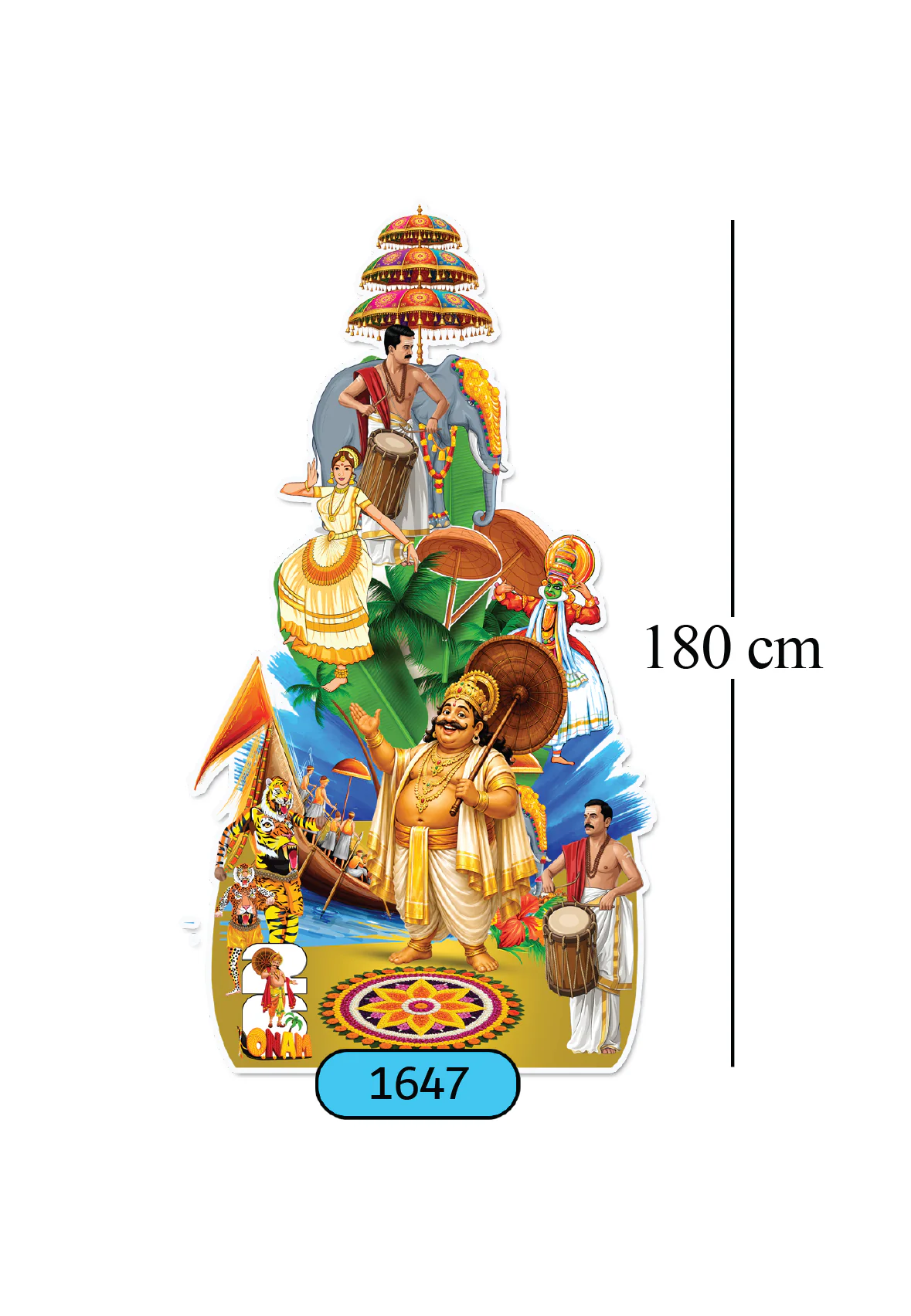 1647-01 ONAM-CREATIVE-STANDARD-LARGE-180CM-1647 - Image 1