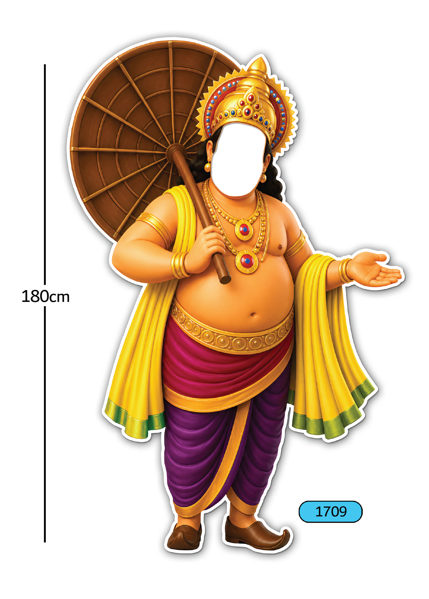 ONAM-CUTOUT-STANDARD-SELFIE-180CM-1709 - Image 1