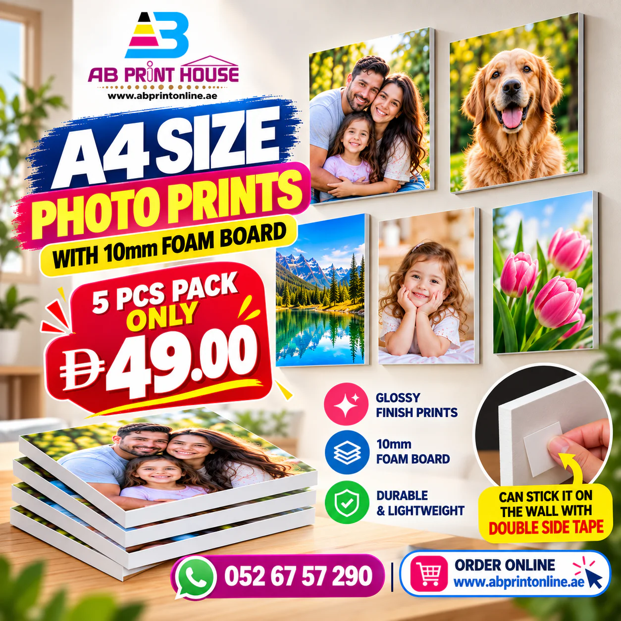 ChatGPT Image Sep 29, 2026, 04_29_27 PM A4 Glossy Photo Print on 10mm Foam Board – Pack of 5 - Image 1